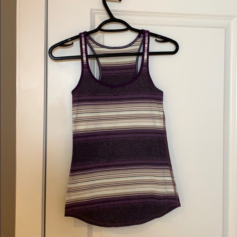 Lululemon Heathered Stripe Tank